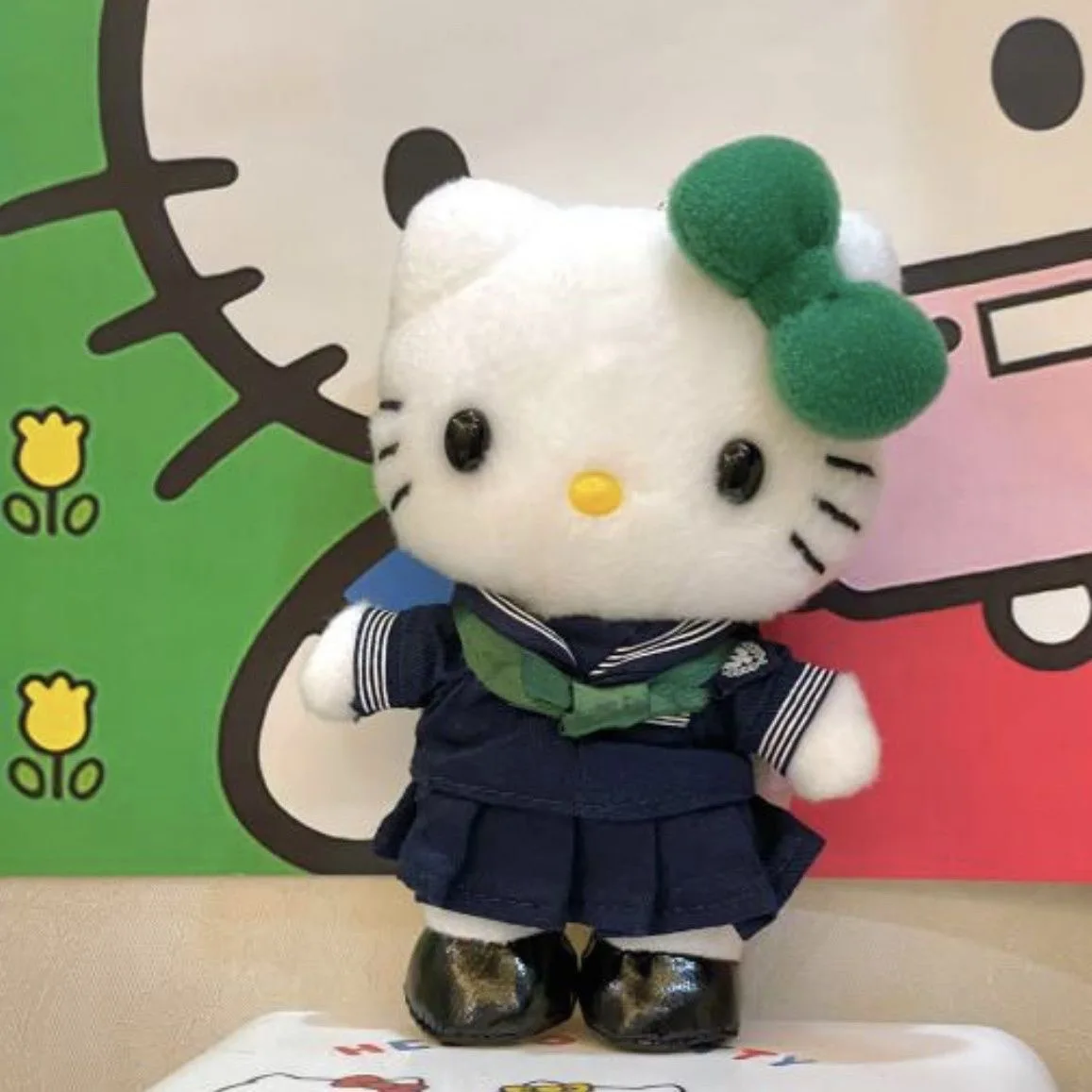 

Sanrio японская Матросская Униформа Jk Hello Kitty Милая кавайная сумка брелок Подвеска плюшевая игрушка кулон подарок оптовая продажа