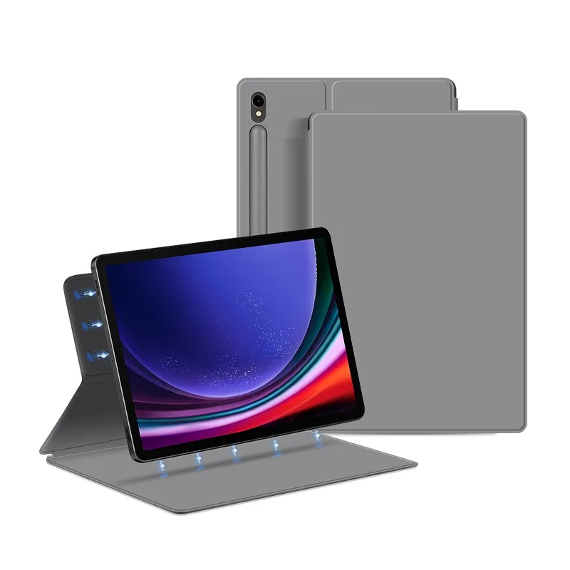 Premium Magnetic PU Folding Stand Tablet Case - Sleek and Versatile Cover
