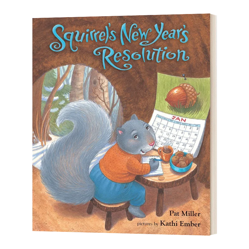 

Milu Original English Picture Book Squirrel's New Year's Resolution
