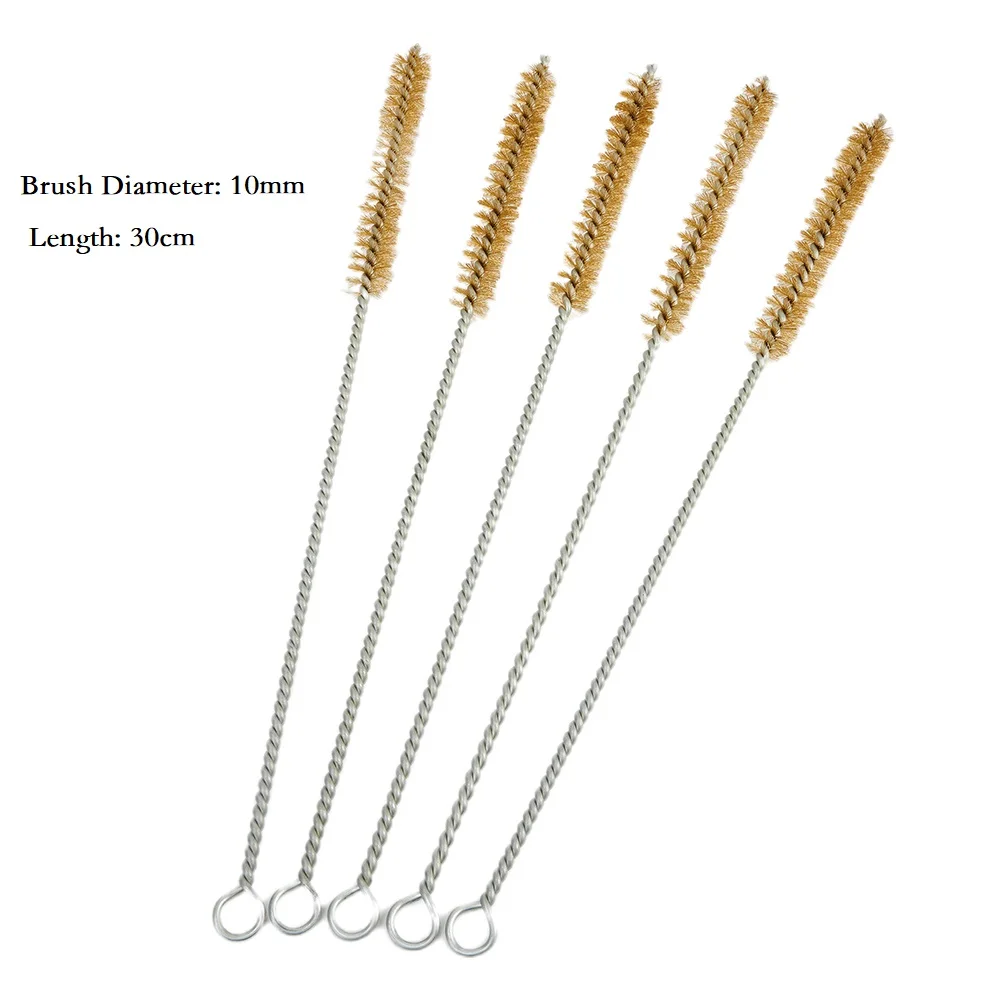 

Stainless Steel Cylinder Brush Set, 5pcs, 10 30mm Diameter, 30cm Length, Easy Cleaning for Hard to Reach Areas, Dishwasher Safe