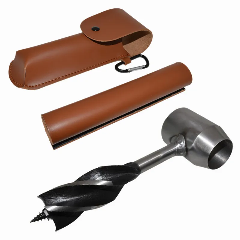 

Tool Bits Survival Drill Hole Auger Wrench Wood Woodworking Drill Maker Outdoor Bushcraft Core Punch Manual Camping