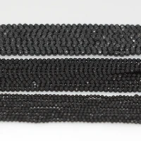 Natural Genuine Shungite Faceted Round Beads 2mm/3mm/4mm, Surface Not Bright ,For Jewelry Making Natural Gemstones DIY Necklace 2