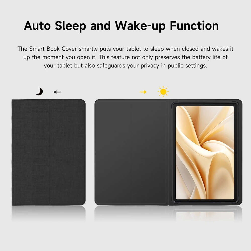 Ulefone Smart Book Cover PU Leather Case For Tab A11 Pro