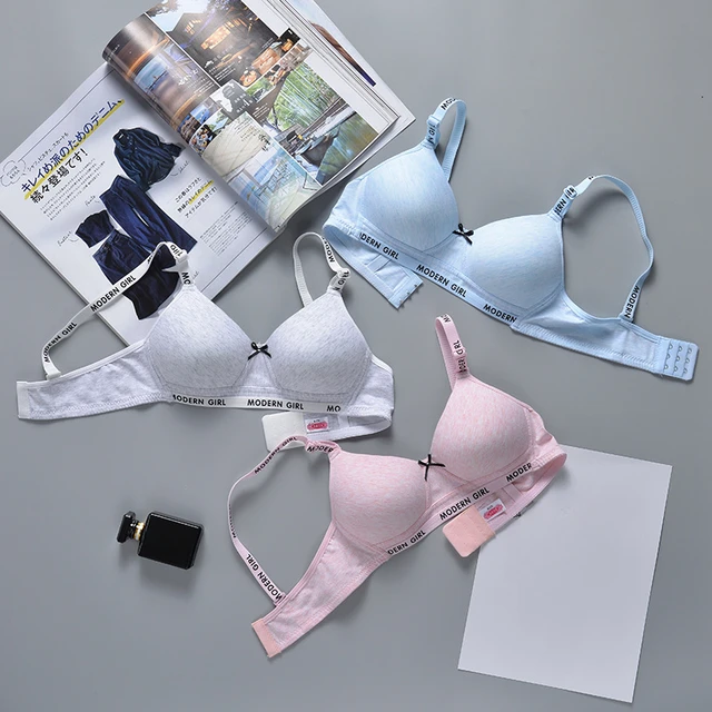 Lingerie for Girls College Students Small Boobs Push-up Thin Bra