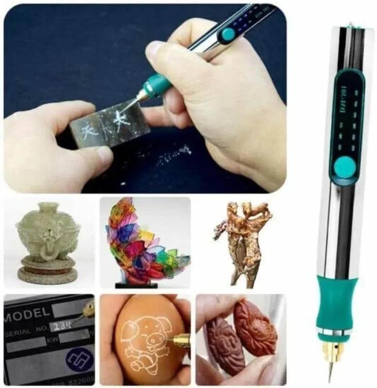 Penna Per Incisione Elettrica Portatile – Per Metallo, Legno, Vetro E Tanto Altro!
