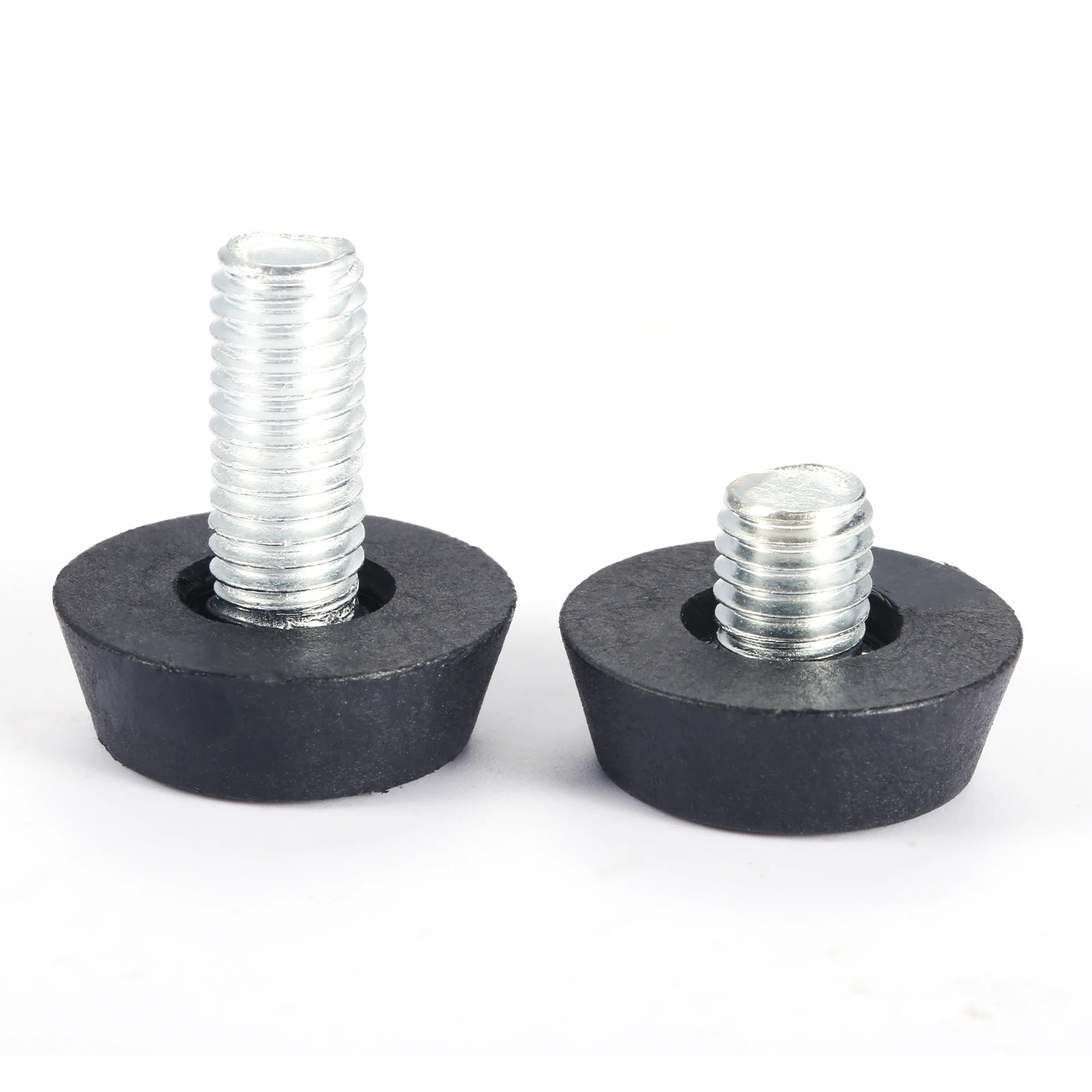 10pcs/set Furniture Levelers Feet M6/M8*23mm Adjustable Diameter Screw Balance Stem for Rack Table Chair Beg Sofa Protect Floor