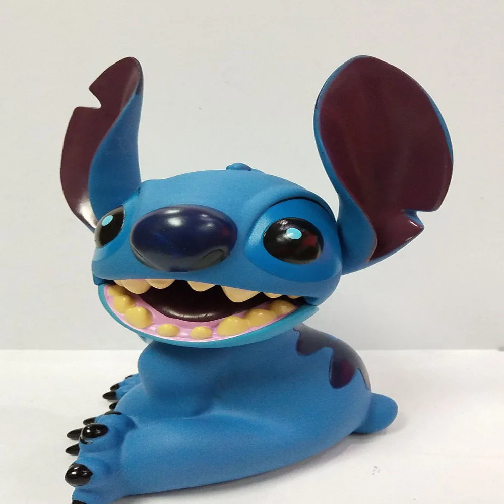 18CM Anime Lilo & Stitch PVC Action Figure Collection GK Model Doll Ornament Cartoon Piggy Bank Money Box Toy Birthday Xmas Gift