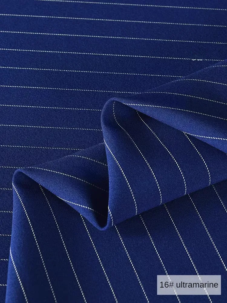 Breathable Women\'s Fabric Suit By The Meter for Clothes Pants Dresses Sewing Stripe Pattern Fashion Skirts Textile Anti-wrinkle