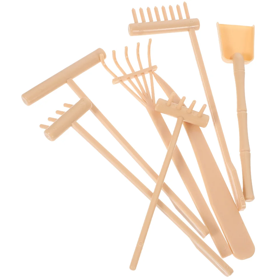 Garneck Zen Lot De 12 Râteaux à Sable Pour Jardin Japonais - Décoration D'extérieur - Zen - Accessoires De Jardin Zen - Table à Sable - Râteau De