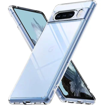 Shockproof Clear Silicone Soft Back Case For Google Pixel 8 pro 7A 7 Pro 6A Pixel 7 Coque