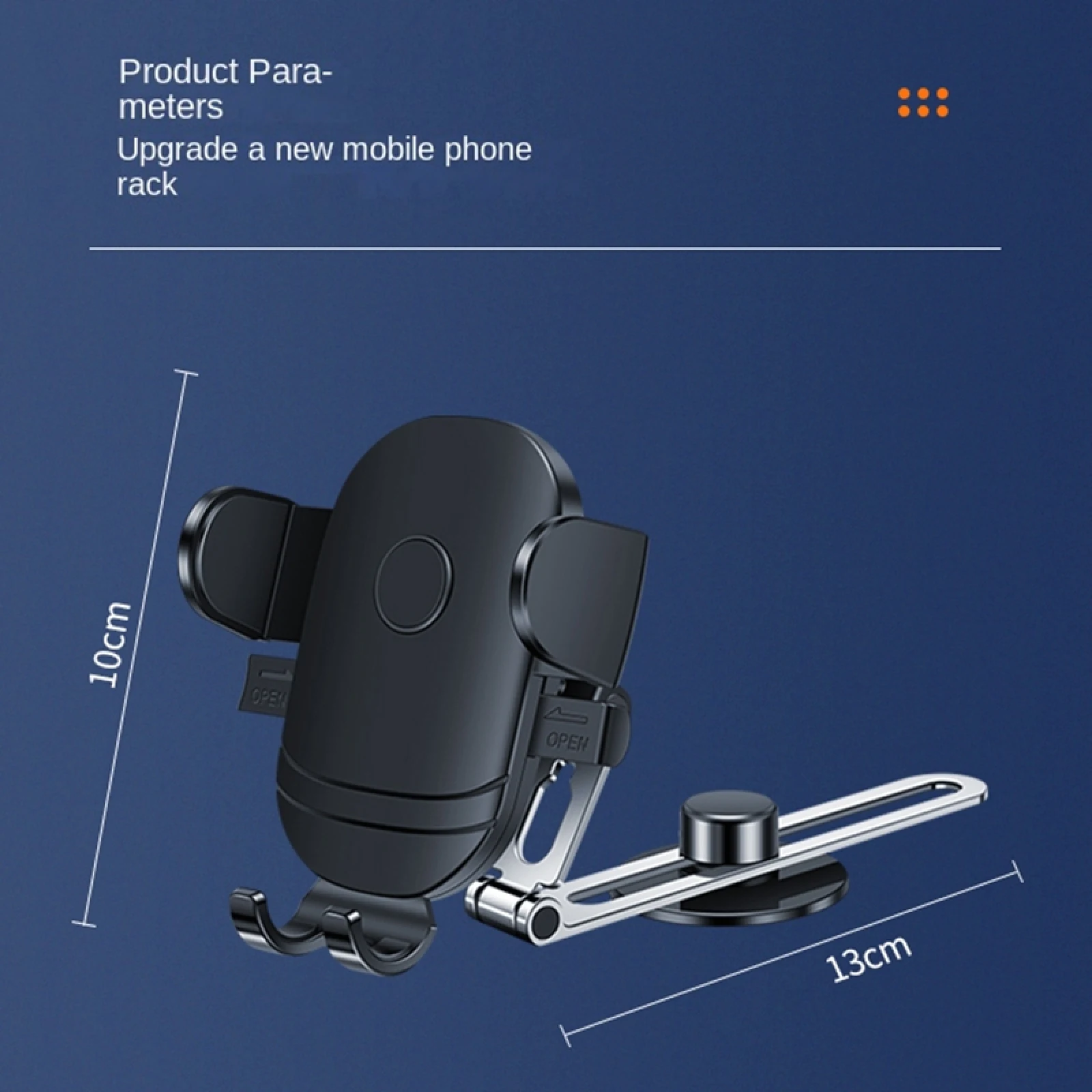 

F17 складной вращающийся Автомобильный плавающий экран мобильный телефон держатель для навигации Складной автомобильный держатель для телефона Магнитный кронштейн для телефона
