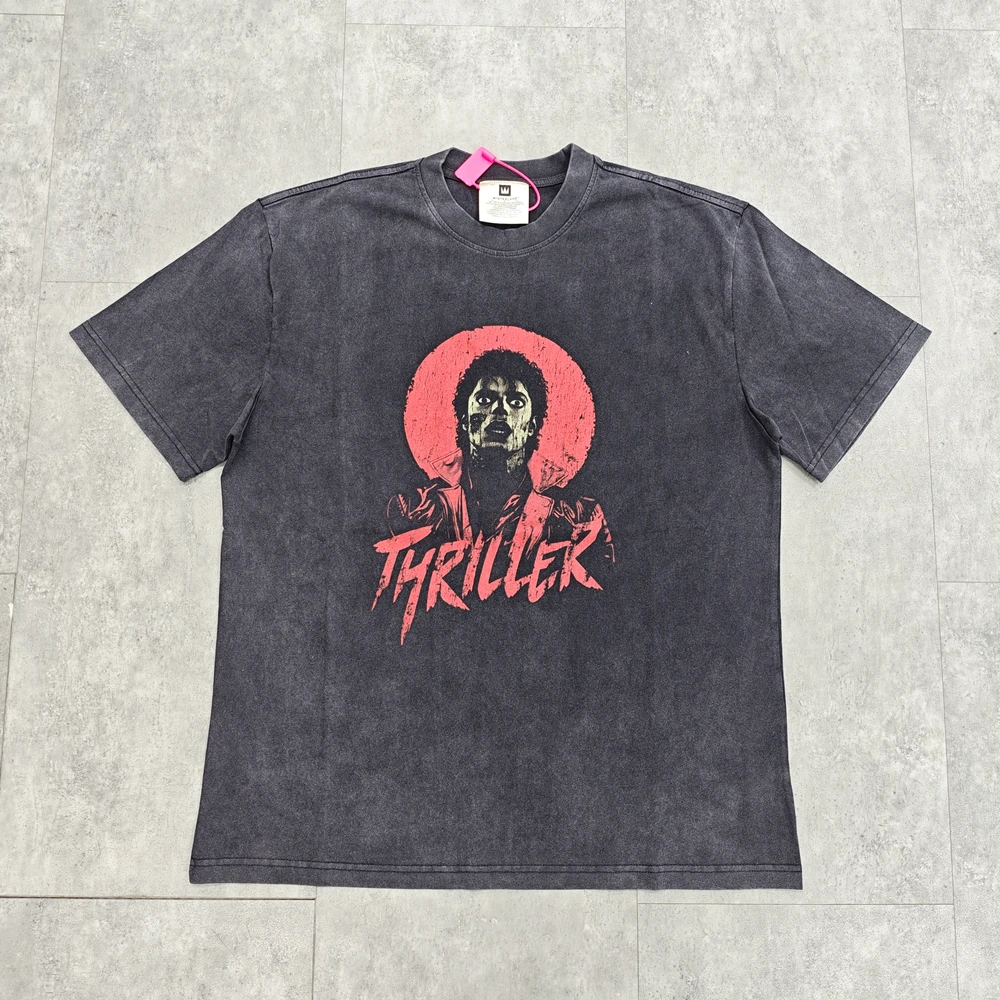 Yao Mode Luxus Vintage Grafiken Drucken Casual Oversize Streetwear T Band Rock Punk Tops Baumwolle Unisex Lose T Shirt Für Männer