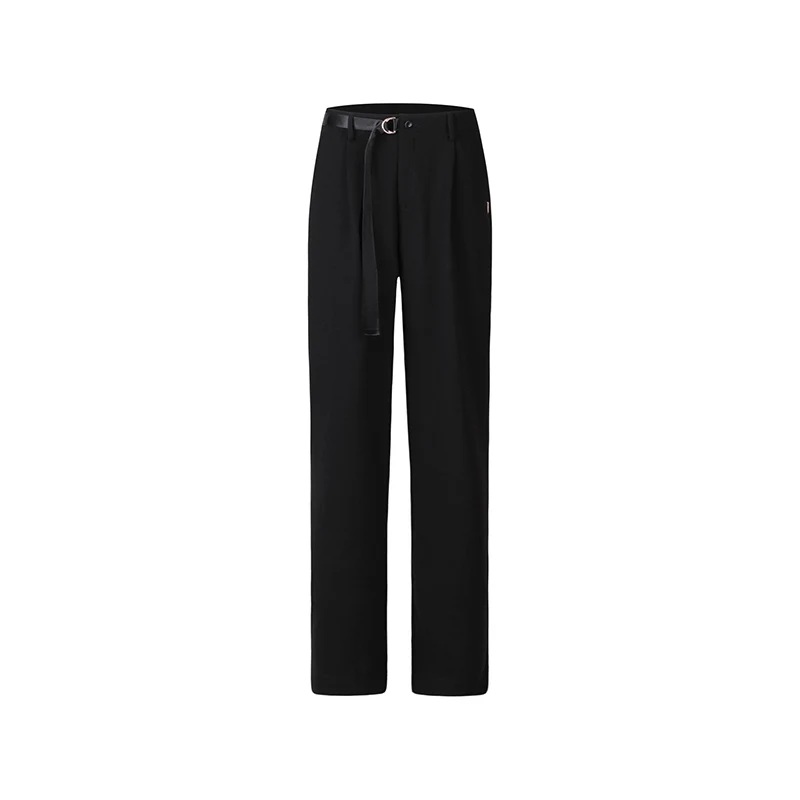 Men Latin Dance Pants Black Drawstring Trousers Chacha Samba