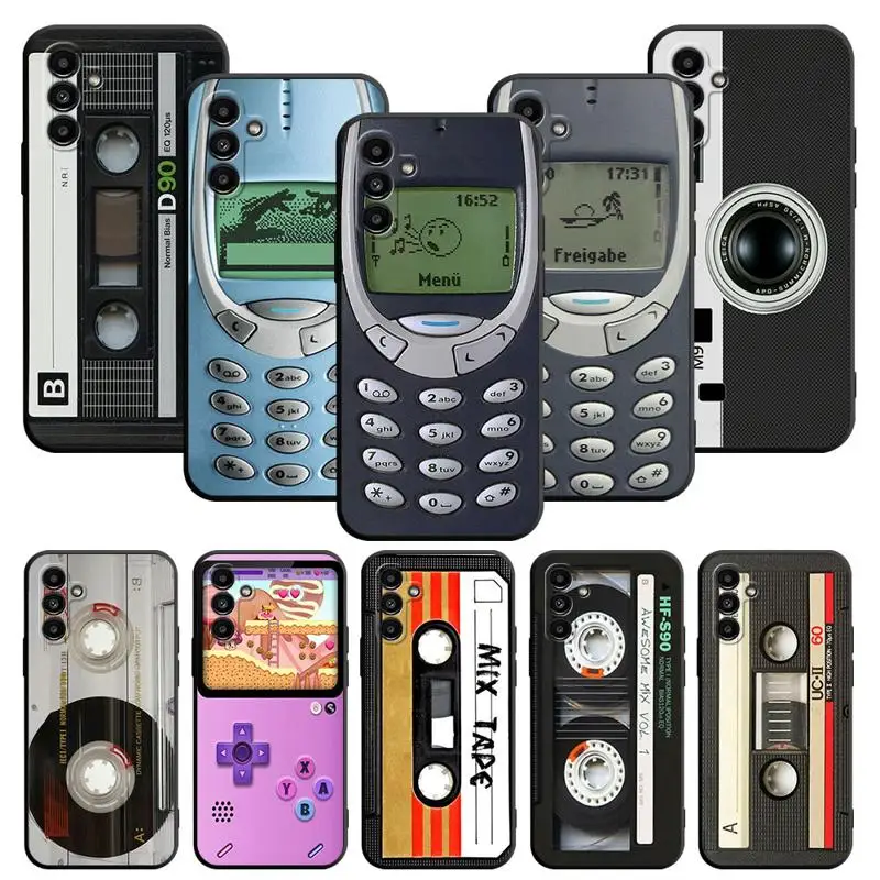 Vintage Magnetic Radio Tape Cassette Soft Phone Case