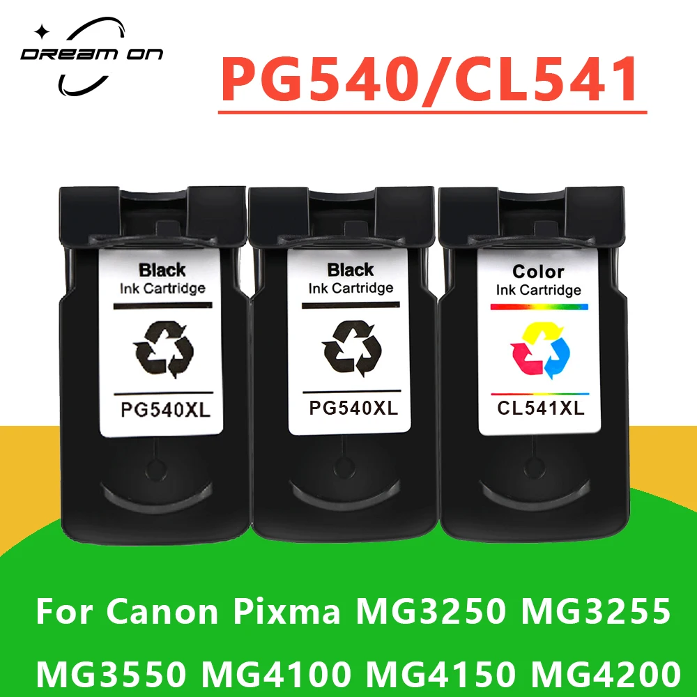 

PG-540 CL-541 чернильный картридж, совместимый с 540XL PG540 XL CL541 XL Canon PIXMA MG3500 MG3550 MG3600 MG3650 MG4100 MG4150 MG4200