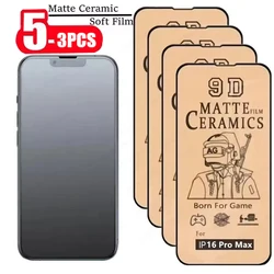 Matte Ceramic Film Screen Protector (3 - 5 Pack) - Durable, Non - Glass Protection - iPhone 12 Mini (4PCS)