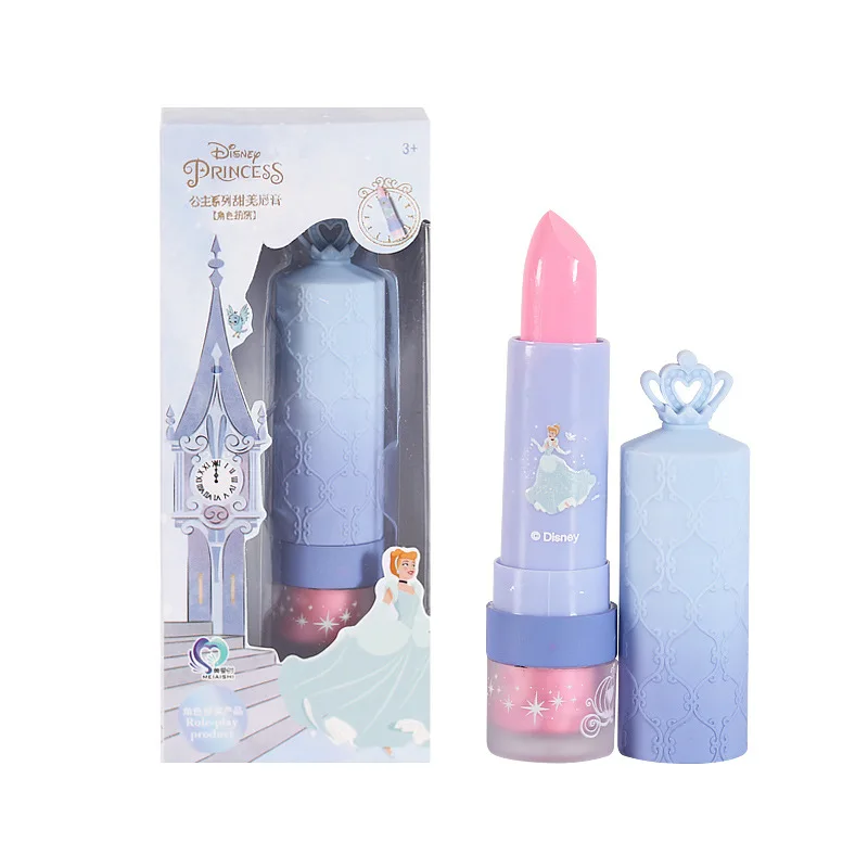 Disney girls frozen princess elsa real Lipstick Cosmetics Make up set  Beauty makeup box With original box kids birthday present 4
