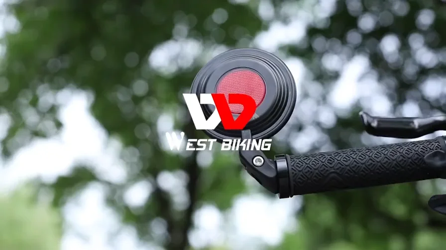 (Preorder)WEST Cycling Wide Range HD Bicycle Rearview Mirror 360 ° Adjustable Handlebar Reflector Mountain Bike Blind Spot Mirror Bicycle Side Mirror  စက်ဘီးနောက်ကြည့်မှန်