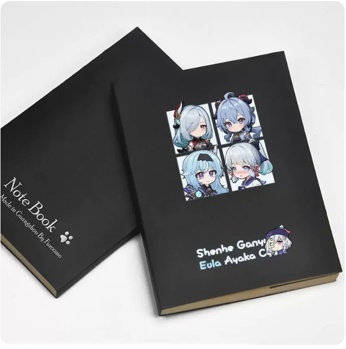 Genshin Impact Ganyu Eula Ayaka Diary School Notebook Paper Agenda Schedule Planner Sketchbook Gift For Kids Notebooks 1655