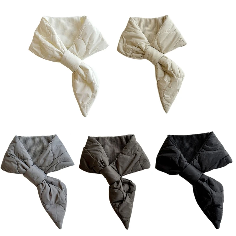 

Зимний женский пуховый шейный платок, шарф с перекрестием шеи, милый теплый шарф для шеи, теплые шарфы с перьями, шейный платок