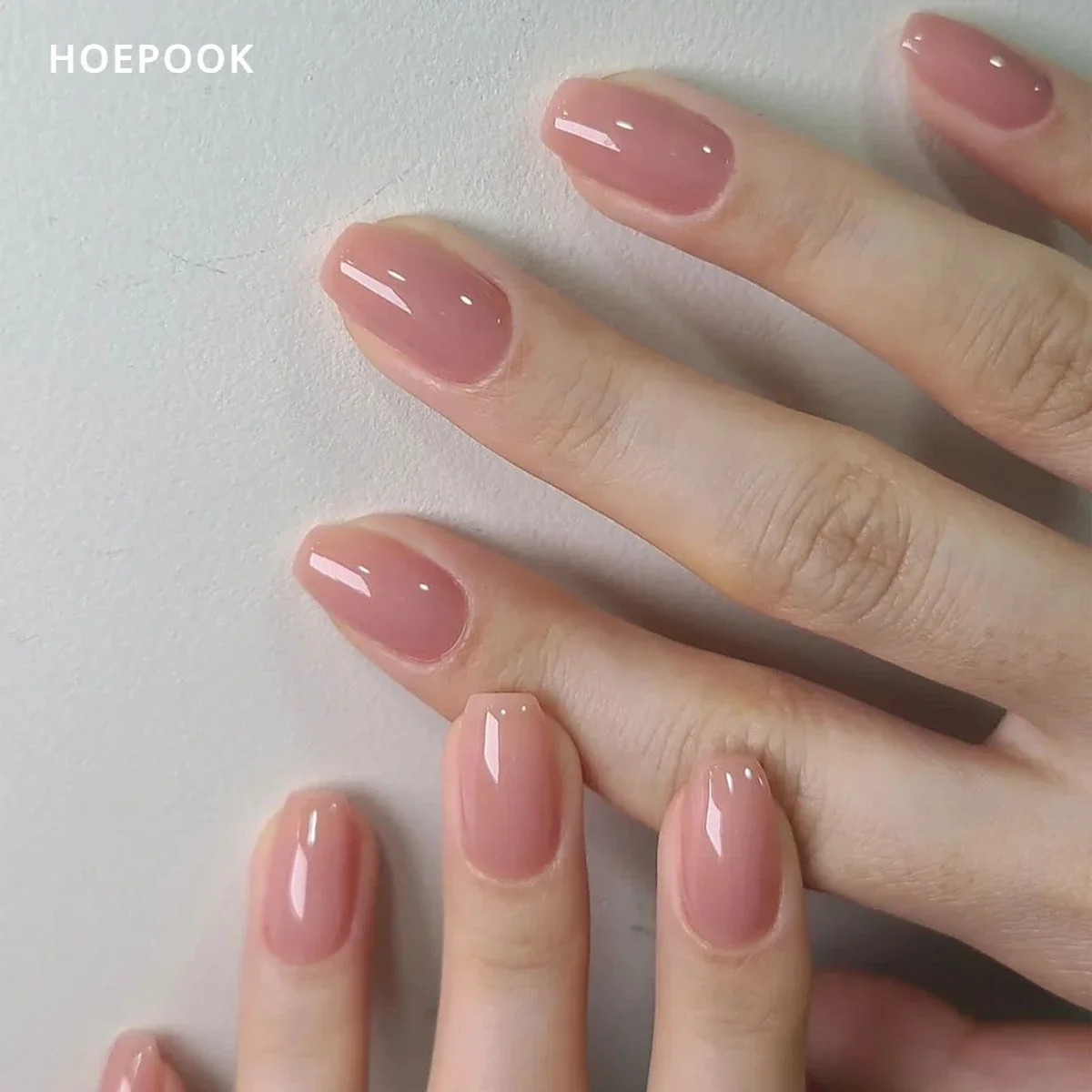 24 Stuks Korte Effen Kleur Valse Nagels Franse Lichtroze Nep Nagels Ontwerp  Volledige Dekking Waterdichte Kunstmatige Pers Op Nagel - AliExpress, image size:1200x1200