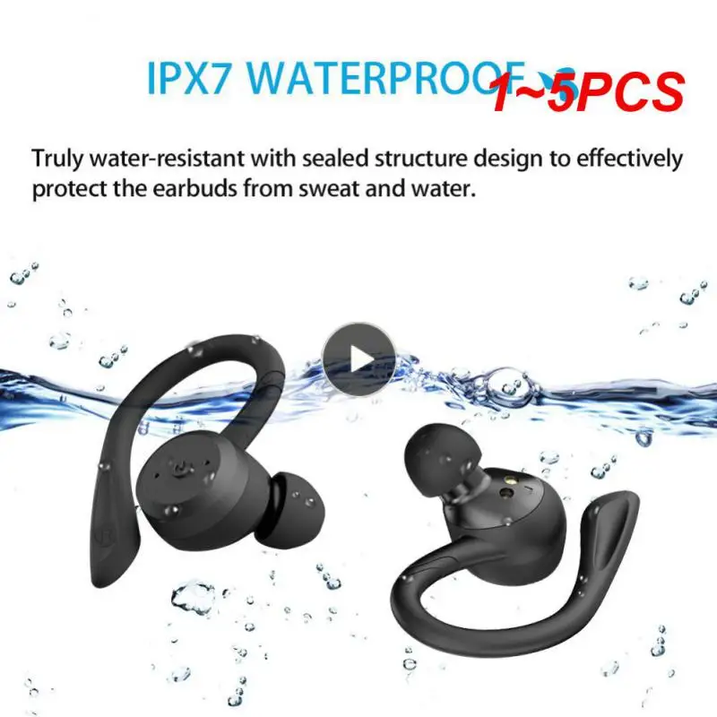 

1~5PCS Hours Play time Swimming Waterproof bluetooth-compatible Earphone Dual Wear Sport Wireless Headset Ipx7 Stereo Earbuds