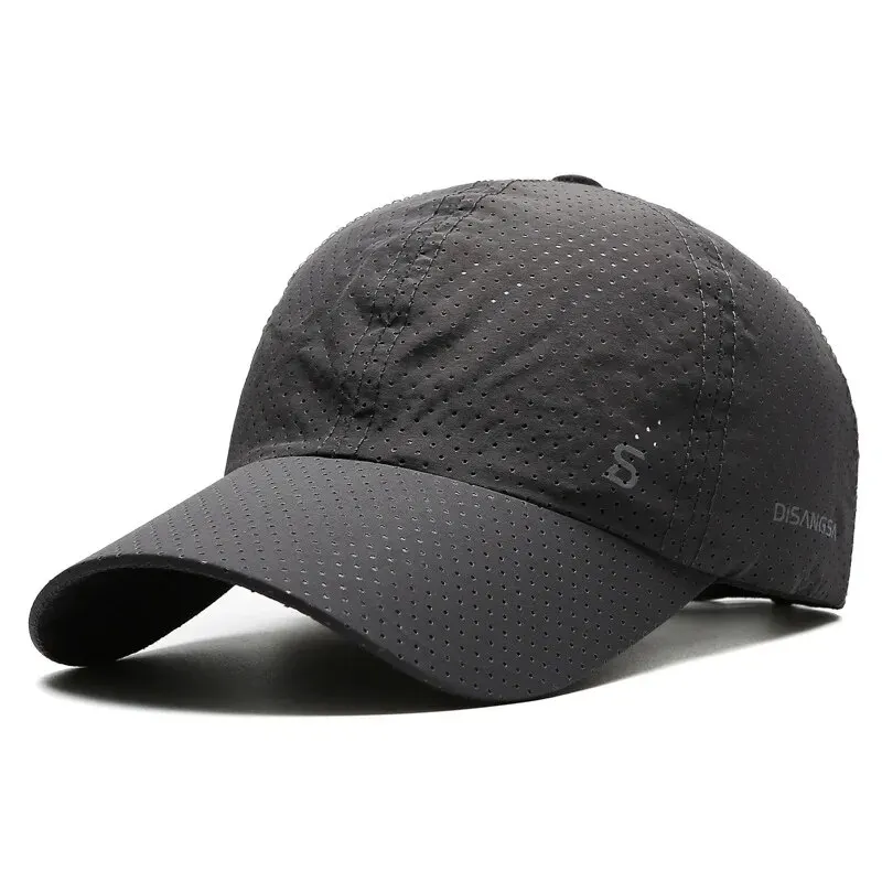 Casquette running langue canard pêche - Séchage rapide respirante été pêche sportive homme