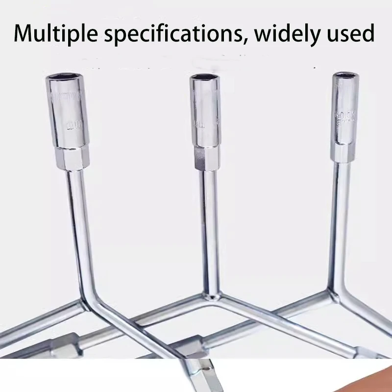 Triangular Socket Wrench Y-type Tri-fork Wrench Three-prong Wrench Bicycle Household Disassembly Tool Repair Tool 5