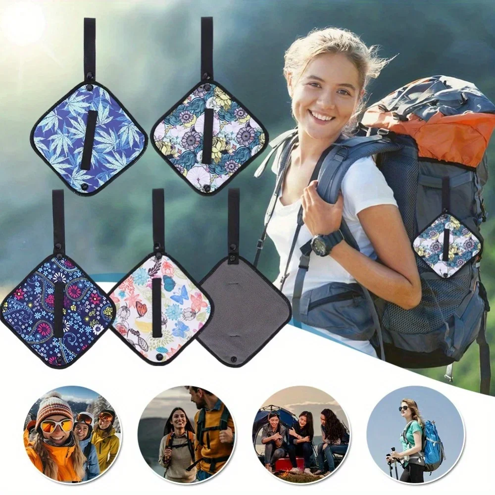 Pee Cloth Reusable Camping Toilet Paper Outdoors Pads for Women who Pee Outdoors Female Urination Solution for Camping Hiking