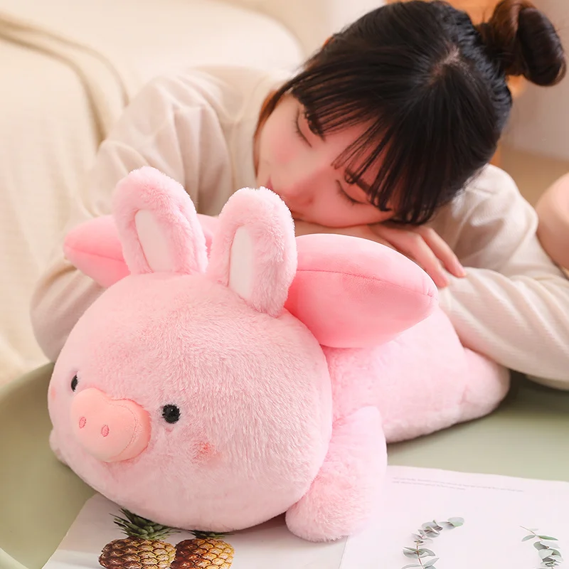 Kawaii Therapy Bunny Pig Plush XL - Limited Edition