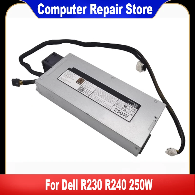 

Original D250E-S0 For Dell R230 R240 250W Server Power Supply P3G94 D09YF P59VM 9J6JG 0P3G94 0D09YF 0P59VM 09J6JG CN-0P59VM