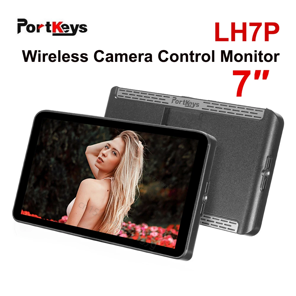 

Portkeys LH7P Wireless Touch Control Camera Field Monitor 4K HDMI-compatible 7 inch High Brightness Monitor for Sony BMPCC 4K 6K