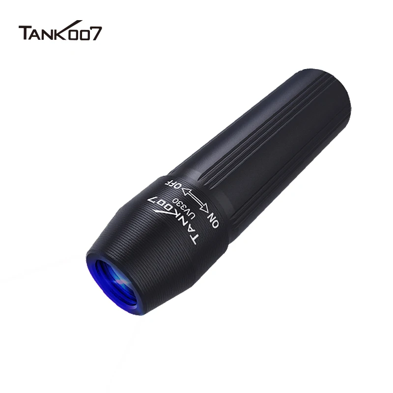 Tank007 UV Flashlight 365nm Black Light LED Powerful Fluorescent Portable Detector for Pet Urine Stains Scorpions Resin Curing