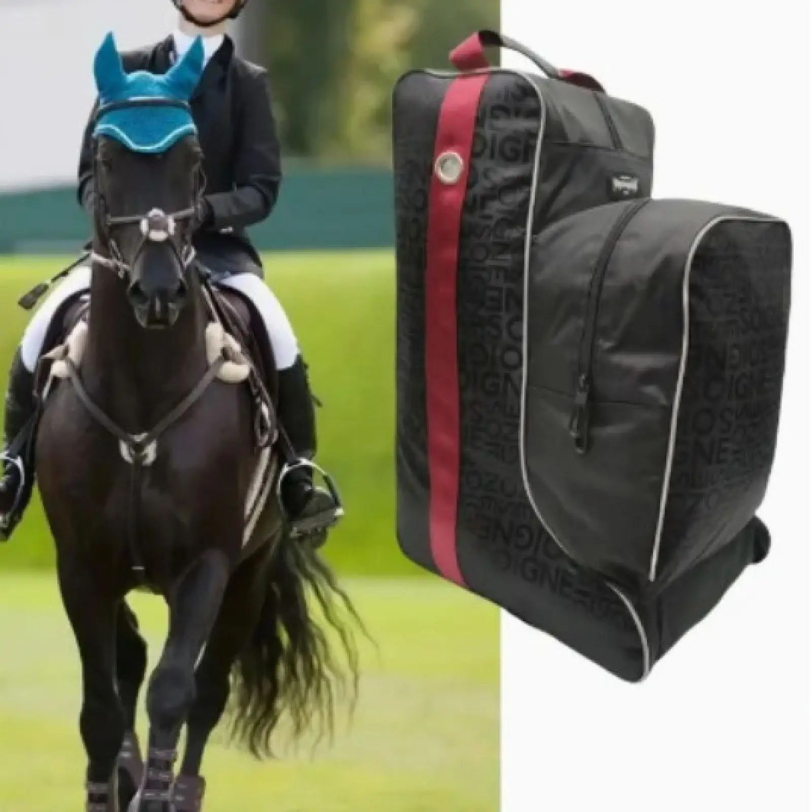 Equestrian Pack Equipment Protection Horse Riding Tall Boot Bag Carry Pouch for Horsewhip Competition Knight Boots Tour Trip Equestrian Pack Equipment Protection Horse Riding Tall Boot Bag Carry Pouch for Horsewhip Competition Knight Boots Tour Trip
