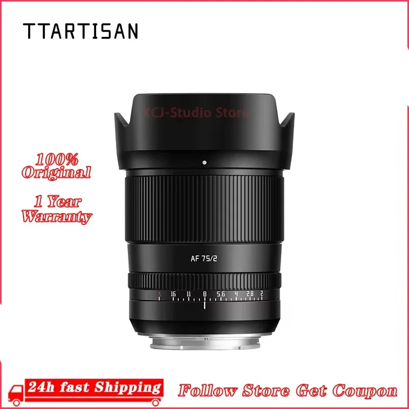 TTArtisan オートフォーカス 75mm F2 カメラレンズ SONY E NIKON