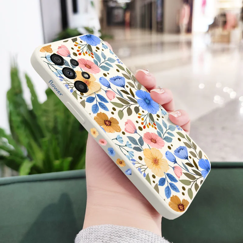Miss Pattern Case For Samsung A54 A34 A14 A15 A25 A35 A55 A24 A73 A53 A33 A23 A13 A03 A03S A72 A52 A52S A32 A12 A04S A04 5G
