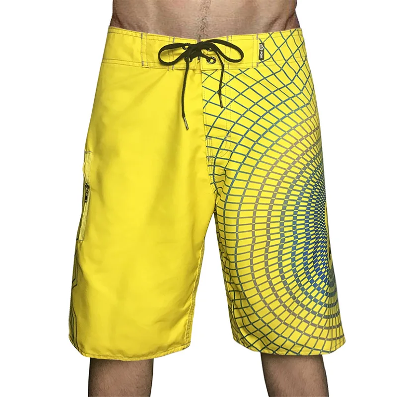 

New Men's Bermuda Shorts Fast Dry Loose Size Waterproof Surfboard Beach Pants Underwater Swimming Pants Running Fitness Trouser