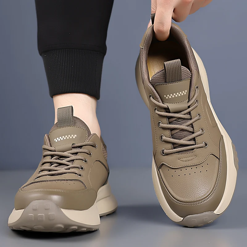 Stylish Flats Mens Brand Sneakers Handmade Male Comfortable Skate Shoe Classic Men Casual Footwear Classic Men Business Shoes