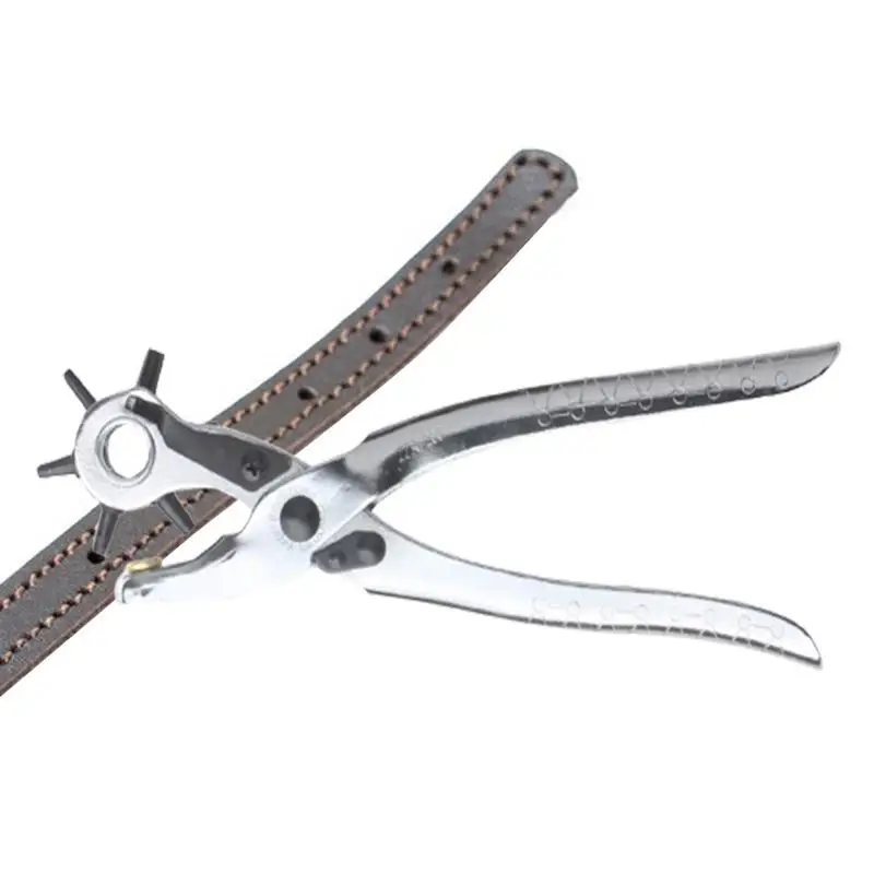 Perforatore Per Cintura Per Pelle Heavy Duty Multi-Size Hole Puncher Tool Cinturini Per Orologi Cinturini Collari Per Cani Selle Scarpe Tessuto Fai Da
