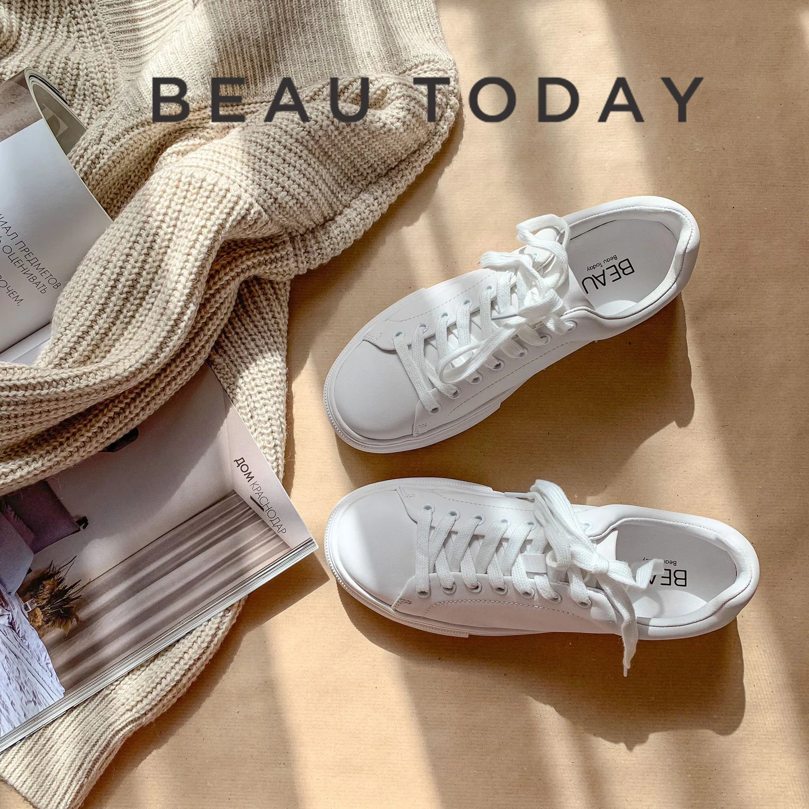 Casual Sneakers Women Cow Leather Sewing Shoes Round Toe Cross-Tied Ladies Flats Handmade women shoes,women sneakers,women flats
