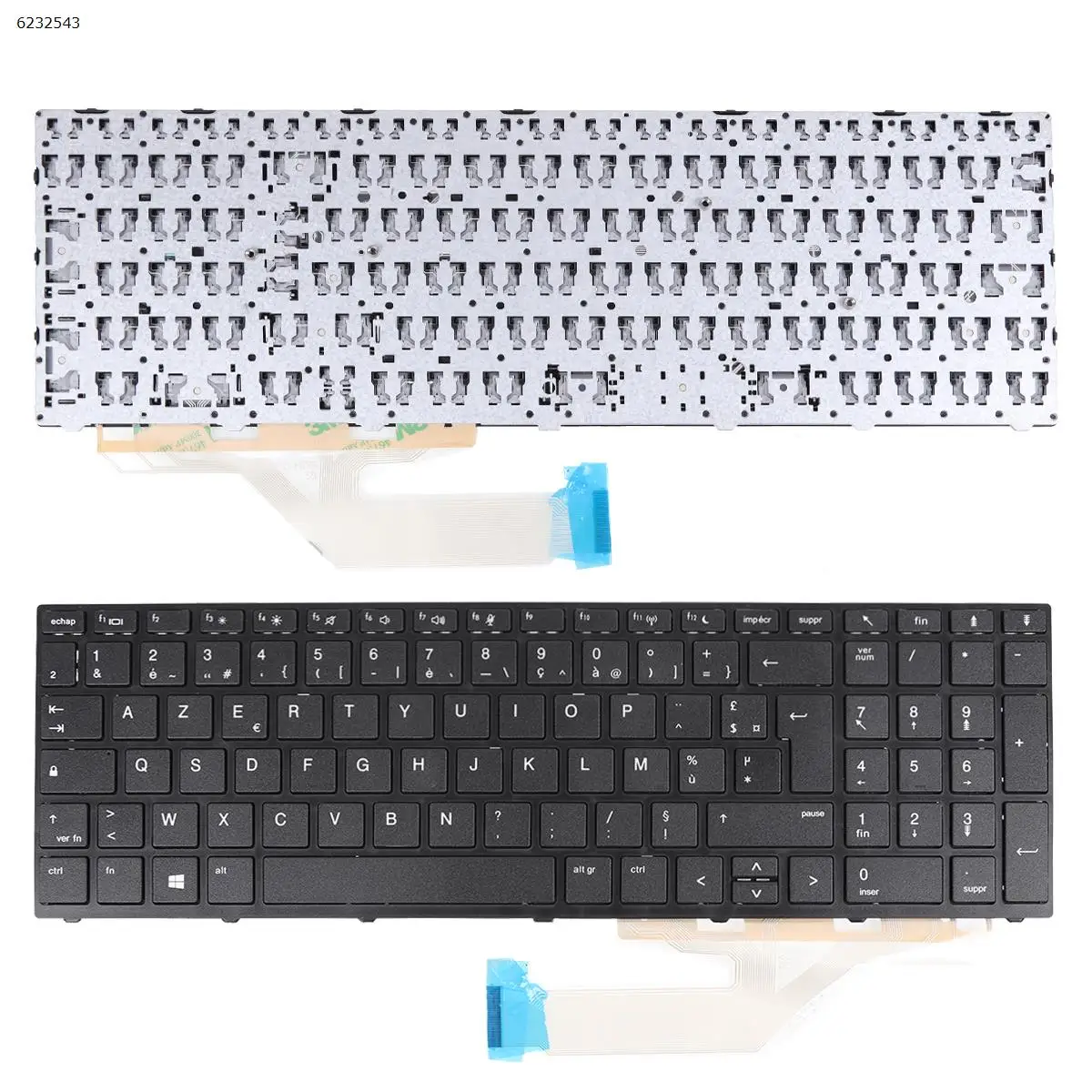 Tastiera Per Laptop Fr Per Hp Probook 450 G5 455 G5 470 G5 Cornice Nera