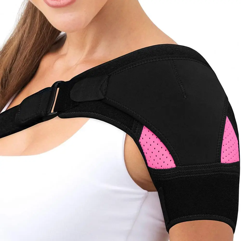 

Повязка на плечо мягкая дышащая регулируемая повязка на плечо для универсального облегчения боли поддержка рукава Повязка регулируемый дизайн
