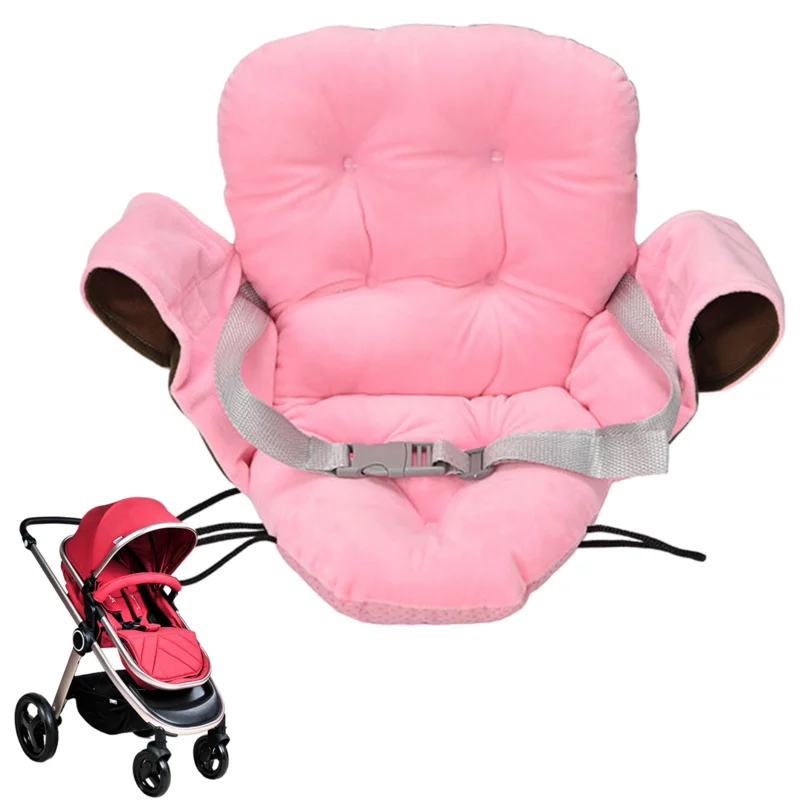 

Baby Seat Cushion Support Adjustable Baby Pushchair Seat Liners Ergonomic Baby Traveling Accessories For Newborn Baby Boys And