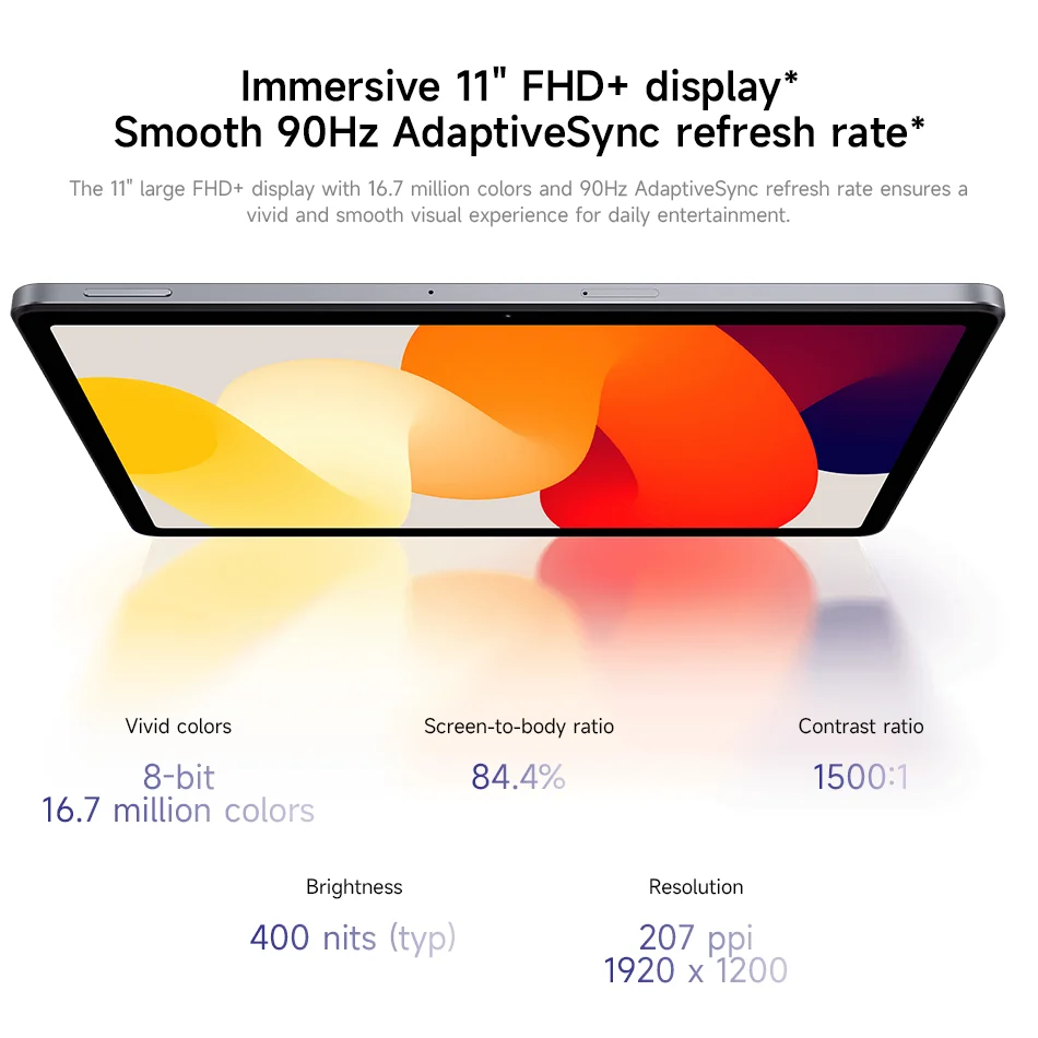 Xiaomi Redmi Pad SE Mi Tablet Global Version 8GB 256GB Snapdragon 680 90Hz  11 ''inches 8000mAh 10W charging MIUI 14 - AliExpress