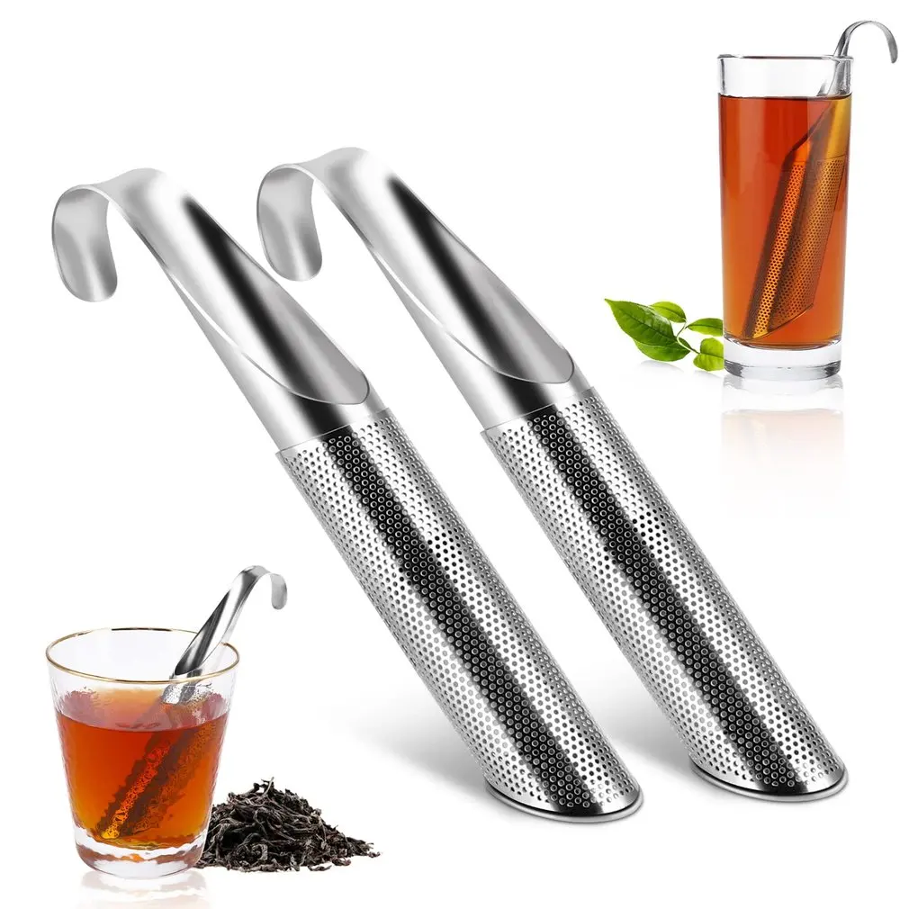 

Metal Tea Strainer Stainless Steel Tea Infuser Creative Pipe Design for Mug Fancy Filter for Puer Tea Herb Tea Tools Accessories