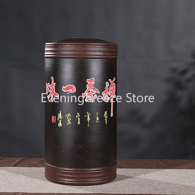 

Sealed Lids Tin Tea Box Storage Lid Puer Luxury Chinese Tea Canister Bulk Luxury Cajas De Te Kinesisk Bambus Kitchen GXR35XP