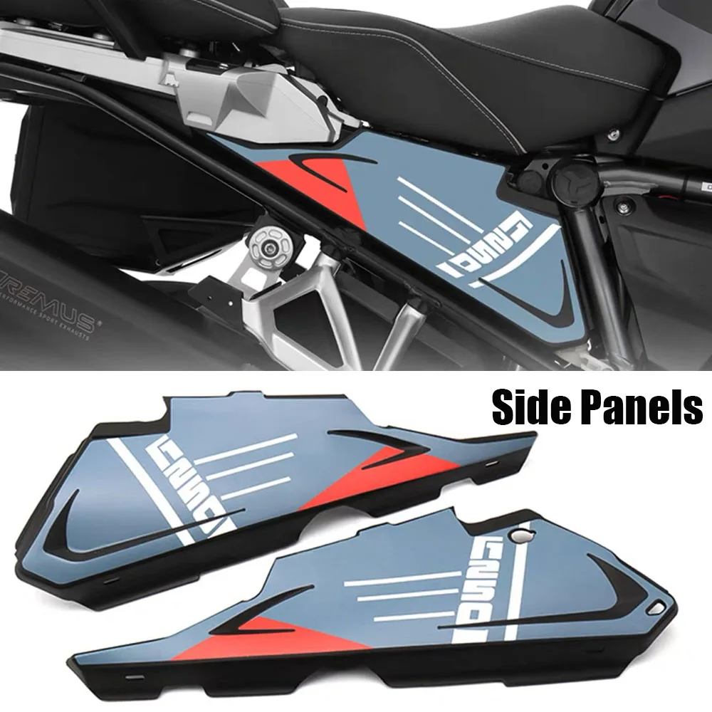 OSBUN Side Frame Panel Guard For BMW R1200GS LC/ADV & R1250GS/ADV – Black ABS Plastic Left Side
