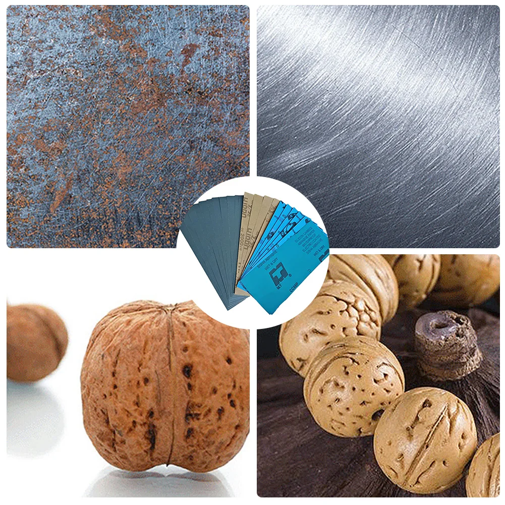 Sanding Discs Sandpaper Set Polish Sand Paper Sandpaper Tools Mini Sandpaper Kit 5Pcs 230x93mm Sandpaper Set Wet Dry Sanding Paper 2000-7000 Grit Sand Paper for Wood Metal Abrasive Plastic Ceramic Polshing Tool