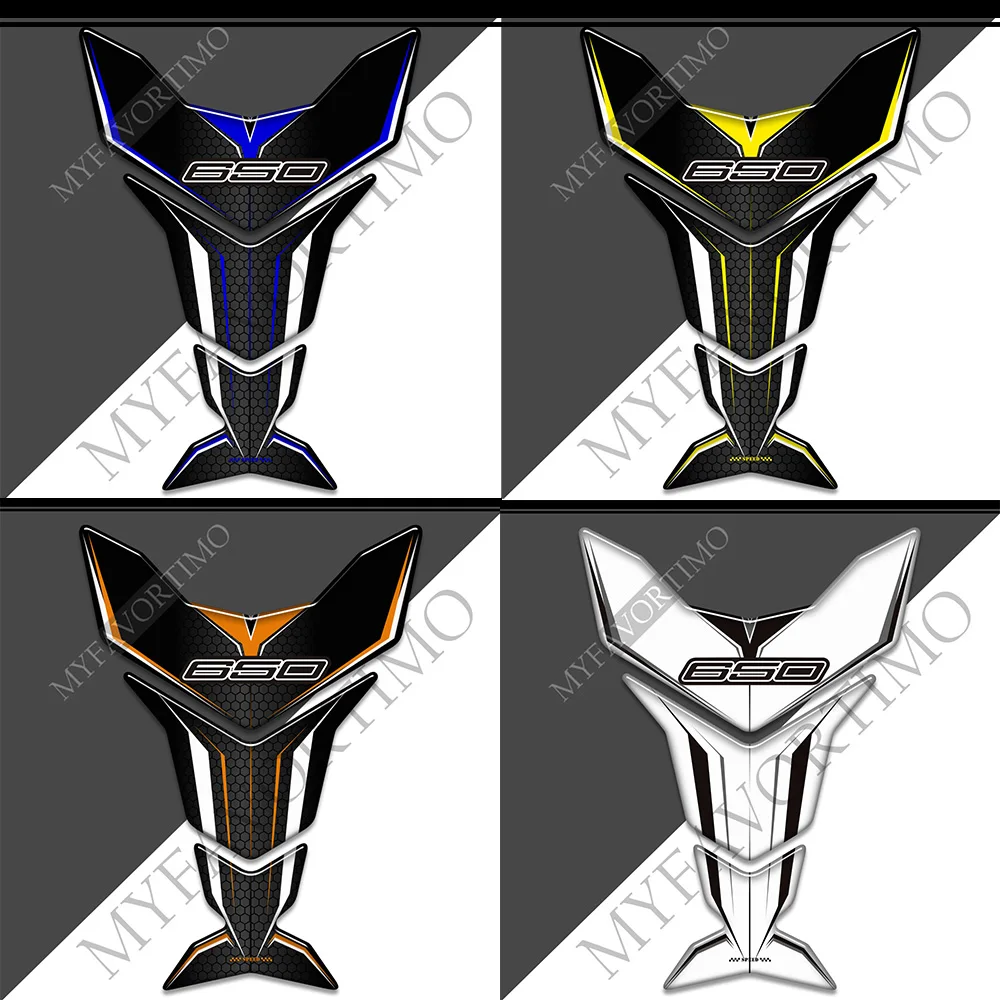 Per Kawasaki Ninja 650 Z Z650 Versys Protector Tank Pad Adesivi Decalcomanie Gas Olio Combustibile Kit Ginocchio Fish Bone Emblem Badge Logo