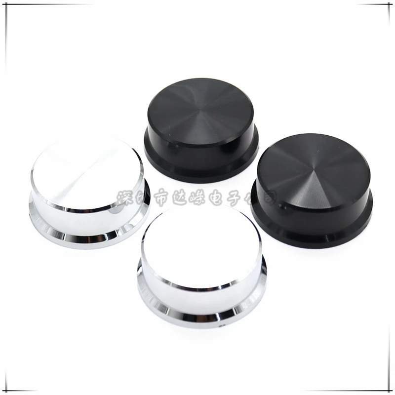 2PCS 45*17mm plastic plated knob Potentiometer knob Amplifier volume adjusting Flower Shaped Inner Hole 6mm potentiometer knob cap